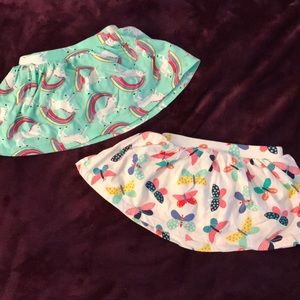 2 Baby Skirts 6months